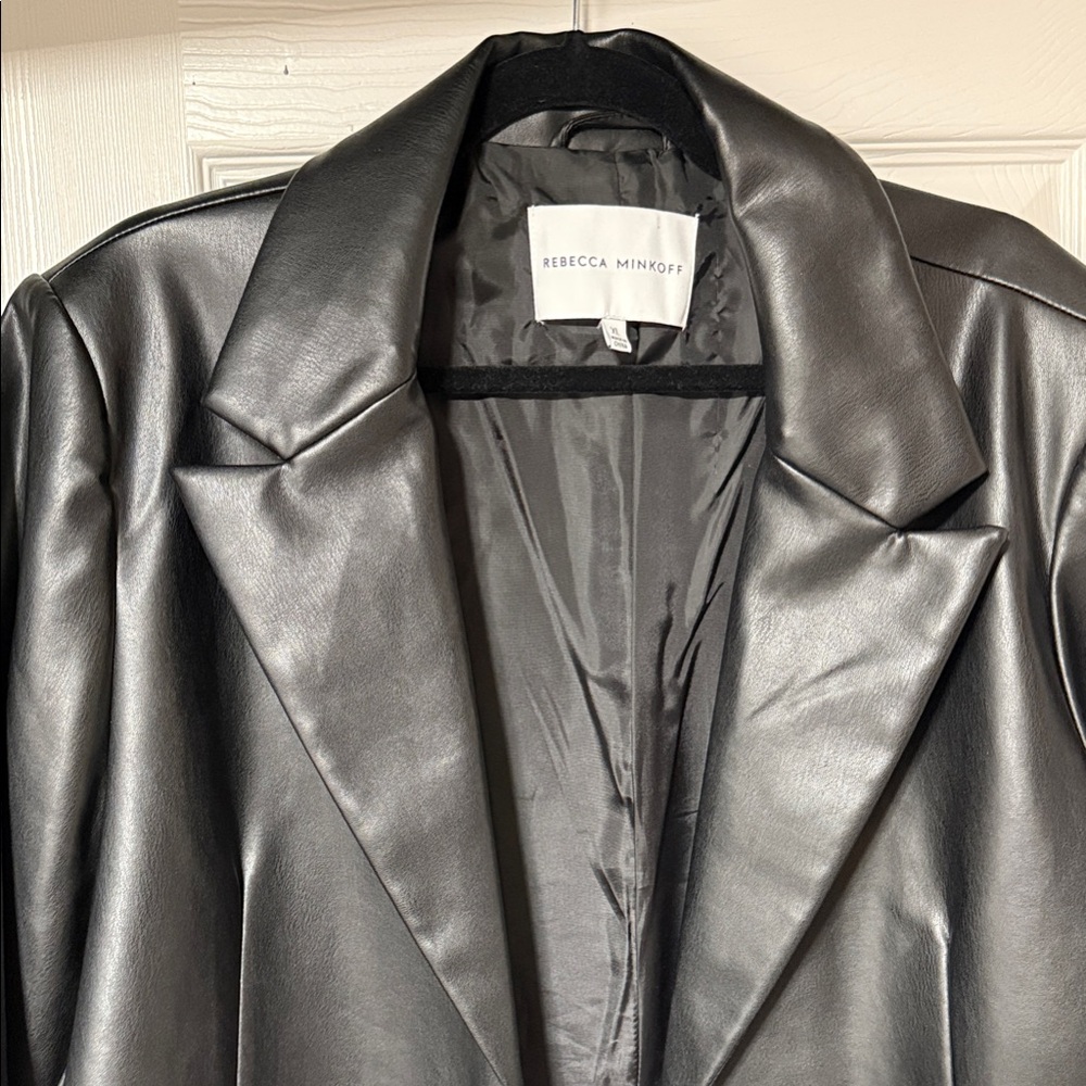 Rebecca Minkoff black faux Blazer